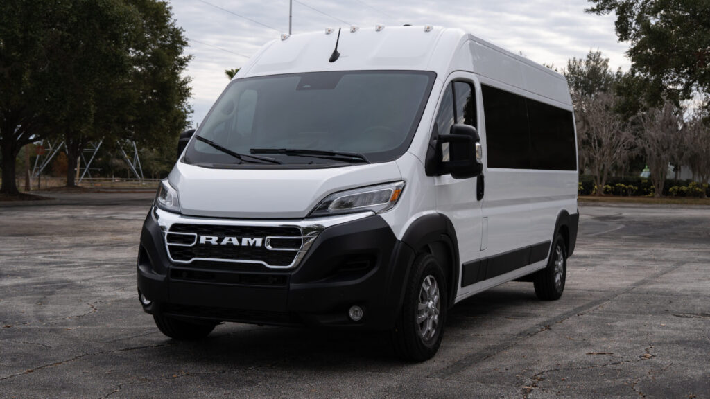 Orlando Grip Van production van stocked with grip and lighting equipment on set